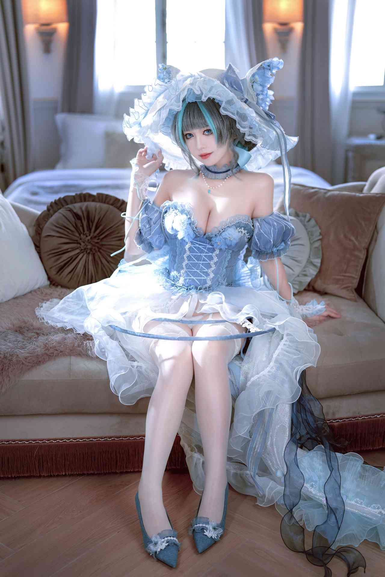 NO.066半半子碧蓝航线柴郡废稿礼服精彩写真【66P】-可宝主